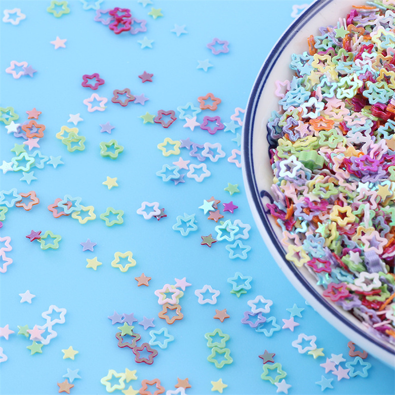 Craft Embellishments - 4mm Hollow Plum Flower Sequin Nail