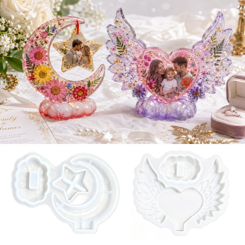 Embellishment Crafts - S0308 Heart Shaped Photo Frame Ornament