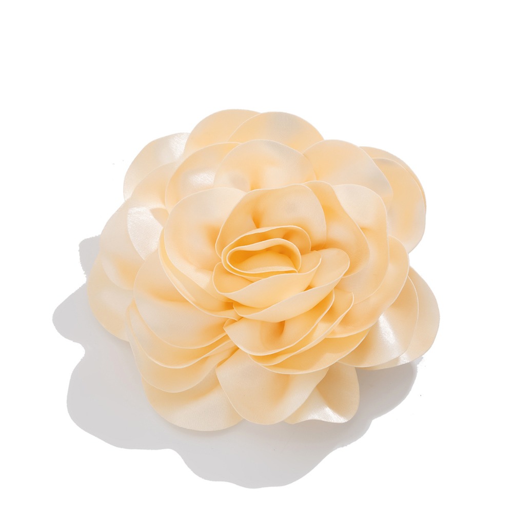 DIY 3D Large Fabric Flower Bro - Applique Patch Flower avaliação e preço