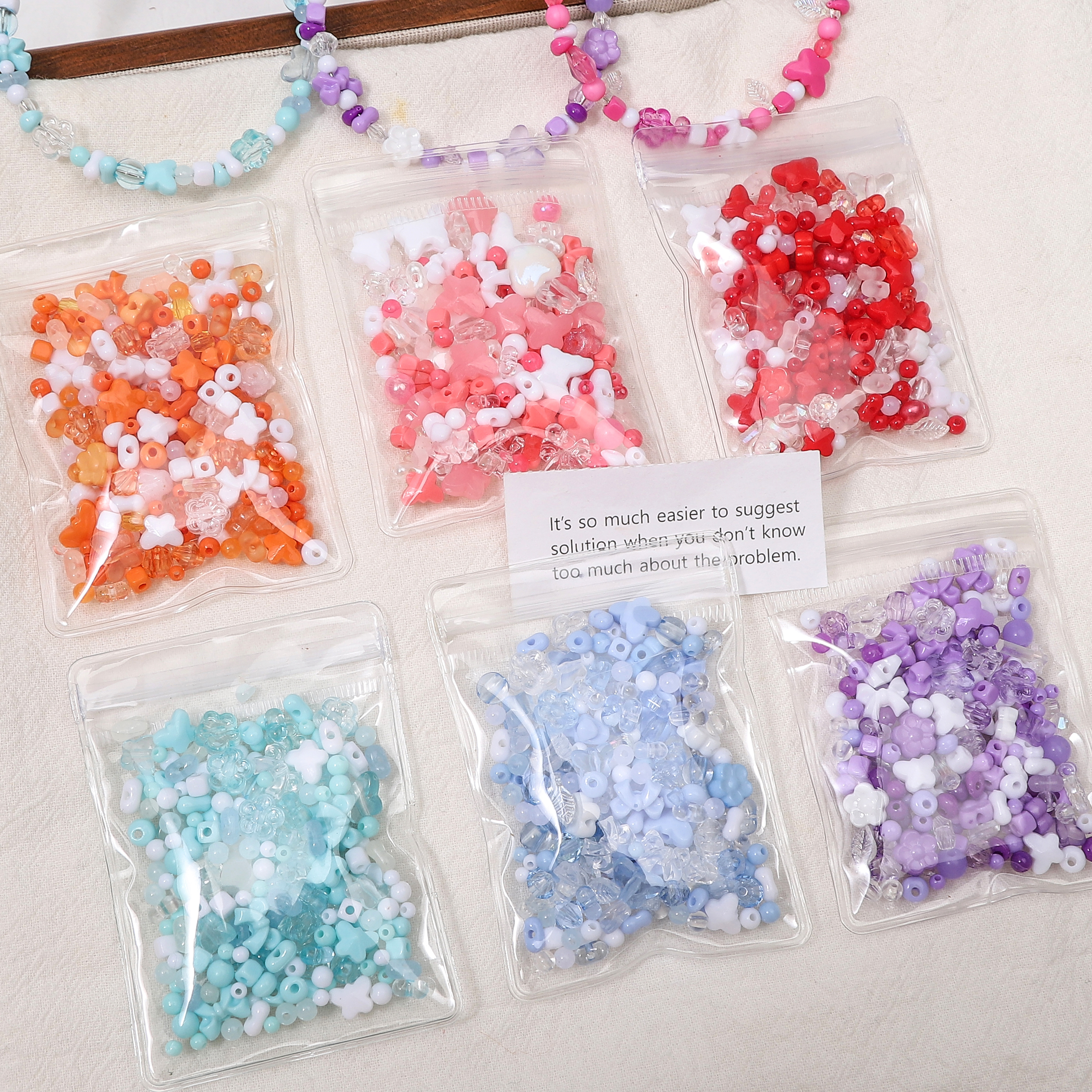 100-130Pcs Acrylic Bow Flower  - Embellishment Crafts avaliação e preço