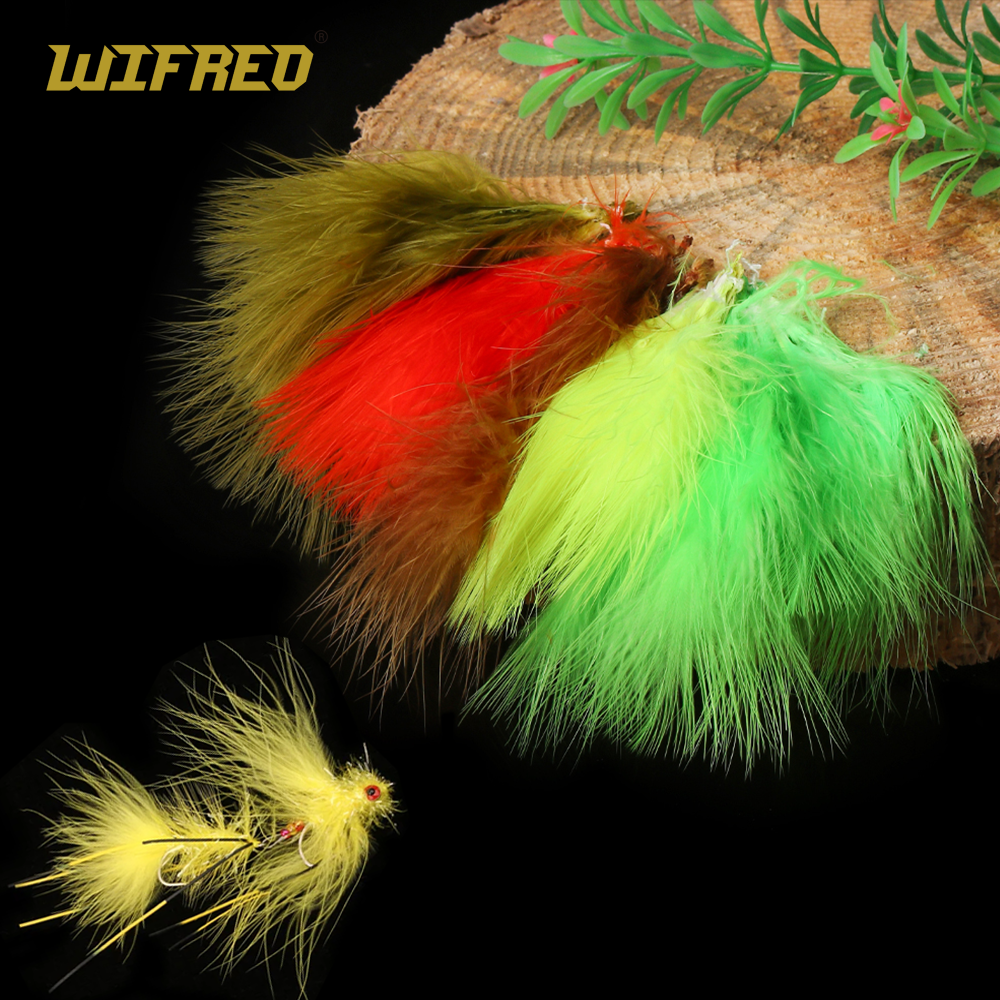 Wifreo 2packs Blood Quill Mara - Feather Trim Marabou avaliação e preço