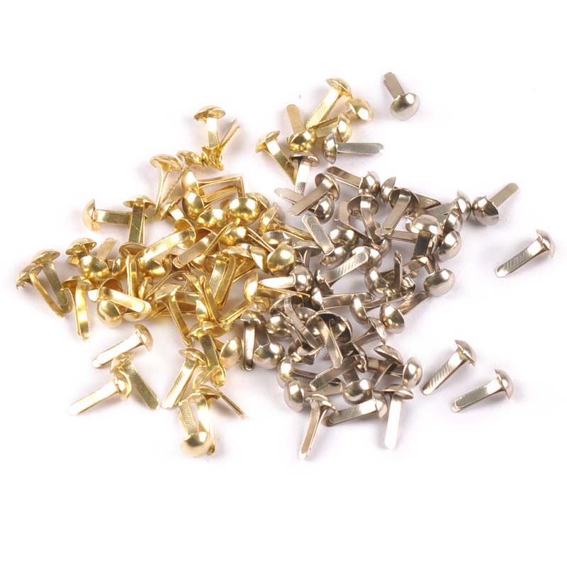 100PCs mixed Silver/golden Rou - Embellishments For Scrapbooking avaliação e preço