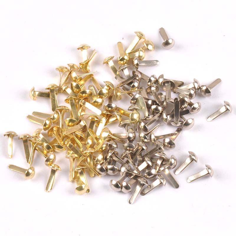 100PCs mixed Silver/golden Rou - Embellishments For Scrapbooking avaliação e preço