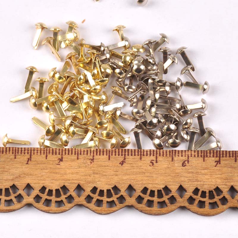 100PCs mixed Silver/golden Rou - Embellishments For Scrapbooking avaliação e preço