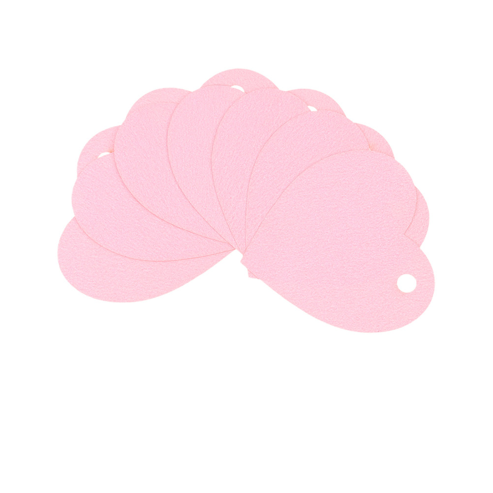 50Pcs Pink Heart-Shaped Paper  - Craft Embellishments avaliação e preço