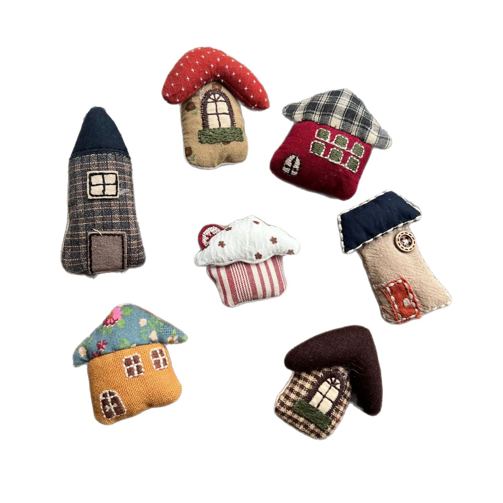Stuffed Fabric Mushroom House  - Craft Embellishments avaliação e preço