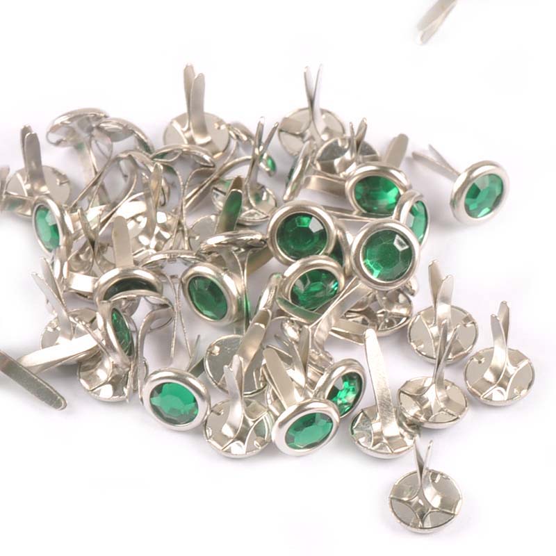 50pcs 8.5X15mm Mix Rhinestone  - Embellishments For Scrapbooking avaliação e preço