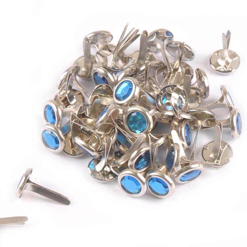 50pcs 8.5X15mm Mix Rhinestone  - Embellishments For Scrapbooking avaliação e preço
