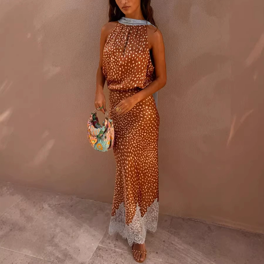 2026 New Elegant Printed Rever - Elastic Lace Trim avaliação e preço