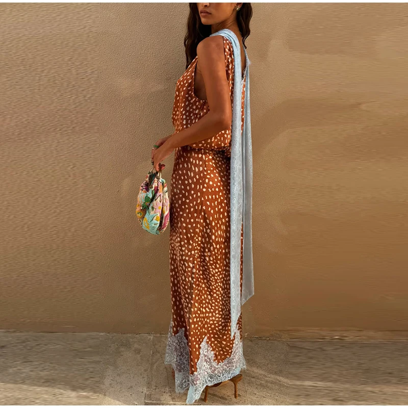 2026 New Elegant Printed Rever - Elastic Lace Trim avaliação e preço