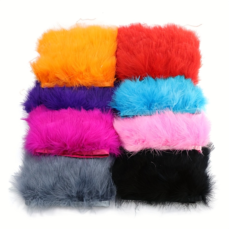 Fluffy Turkey Feathers Trim Fr - Feather Trim Marabou avaliação e preço