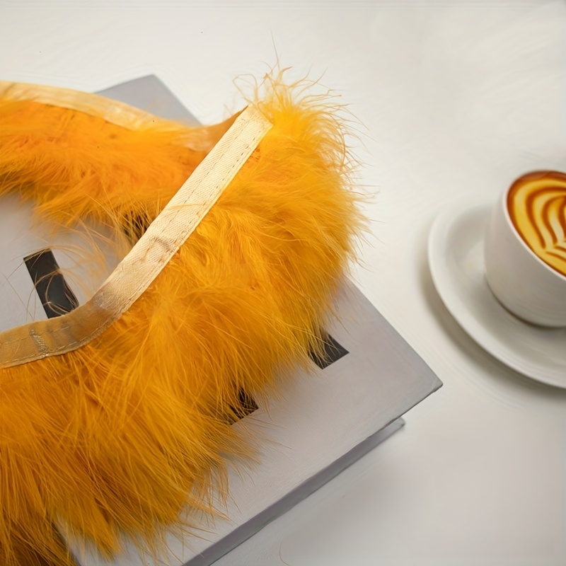 Fluffy Turkey Feathers Trim Fr - Feather Trim Marabou avaliação e preço