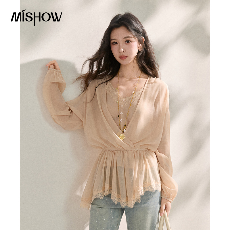 MISHOW Women's French Style Be - Elastic Lace Trim avaliação e preço