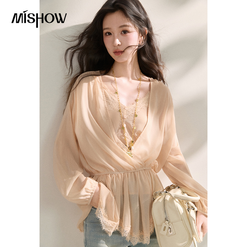 MISHOW Women's French Style Be - Elastic Lace Trim avaliação e preço