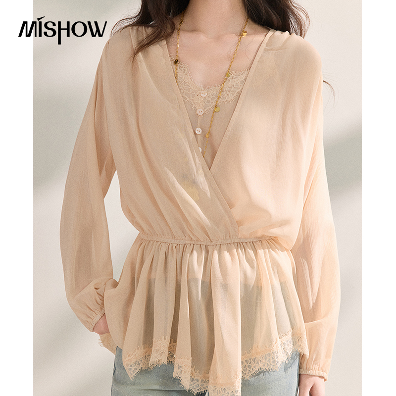 MISHOW Women's French Style Be - Elastic Lace Trim avaliação e preço