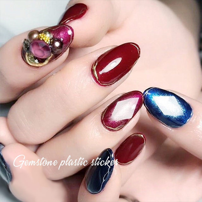 1 Sheet Nail Gemstone Stencil  - Glitter Vinyl Roll avaliação e preço