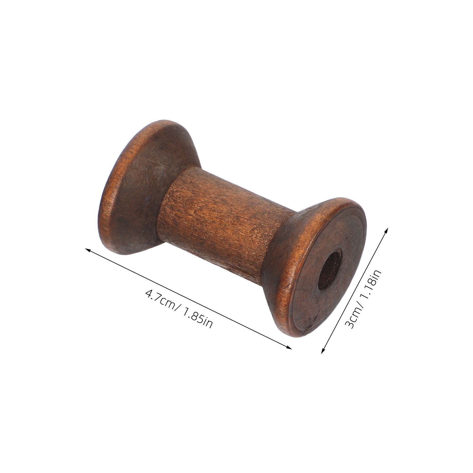 10Pcs Vintage Wooden Spools Na - Organza Ribbon Spool avaliação e preço