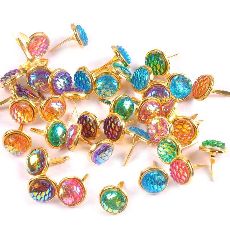 13x13mm 20Pcs Mix Squama Patte - Embellishments For Scrapbooking avaliação e preço