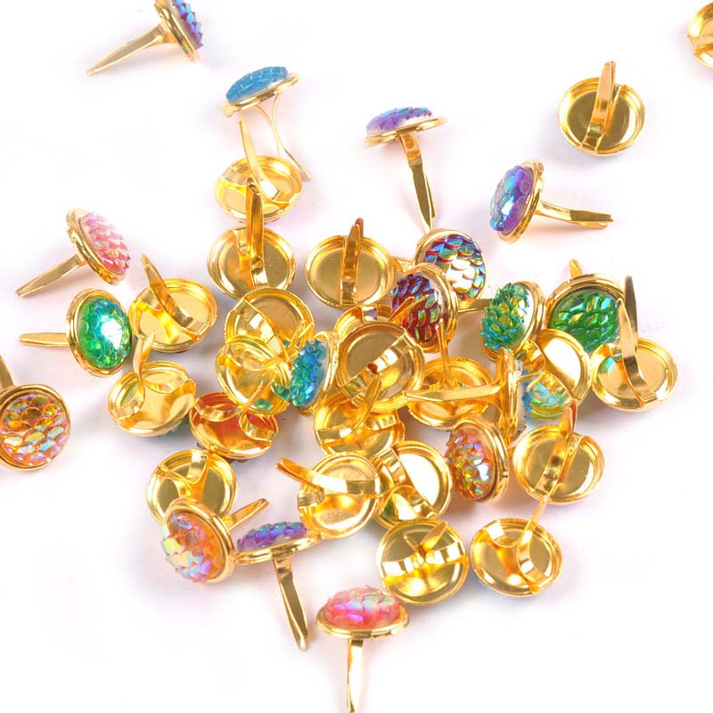 13x13mm 20Pcs Mix Squama Patte - Embellishments For Scrapbooking avaliação e preço