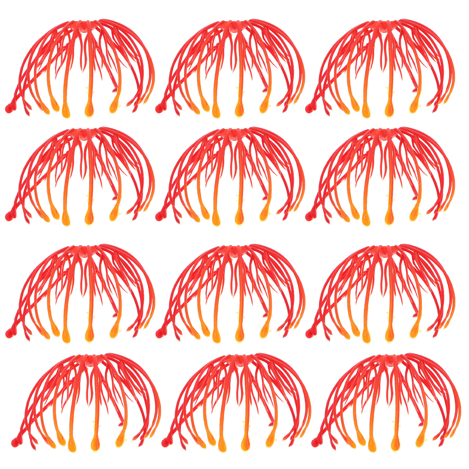 30Pcs Red Plastic Flower Stame - Craft Embellishments avaliação e preço