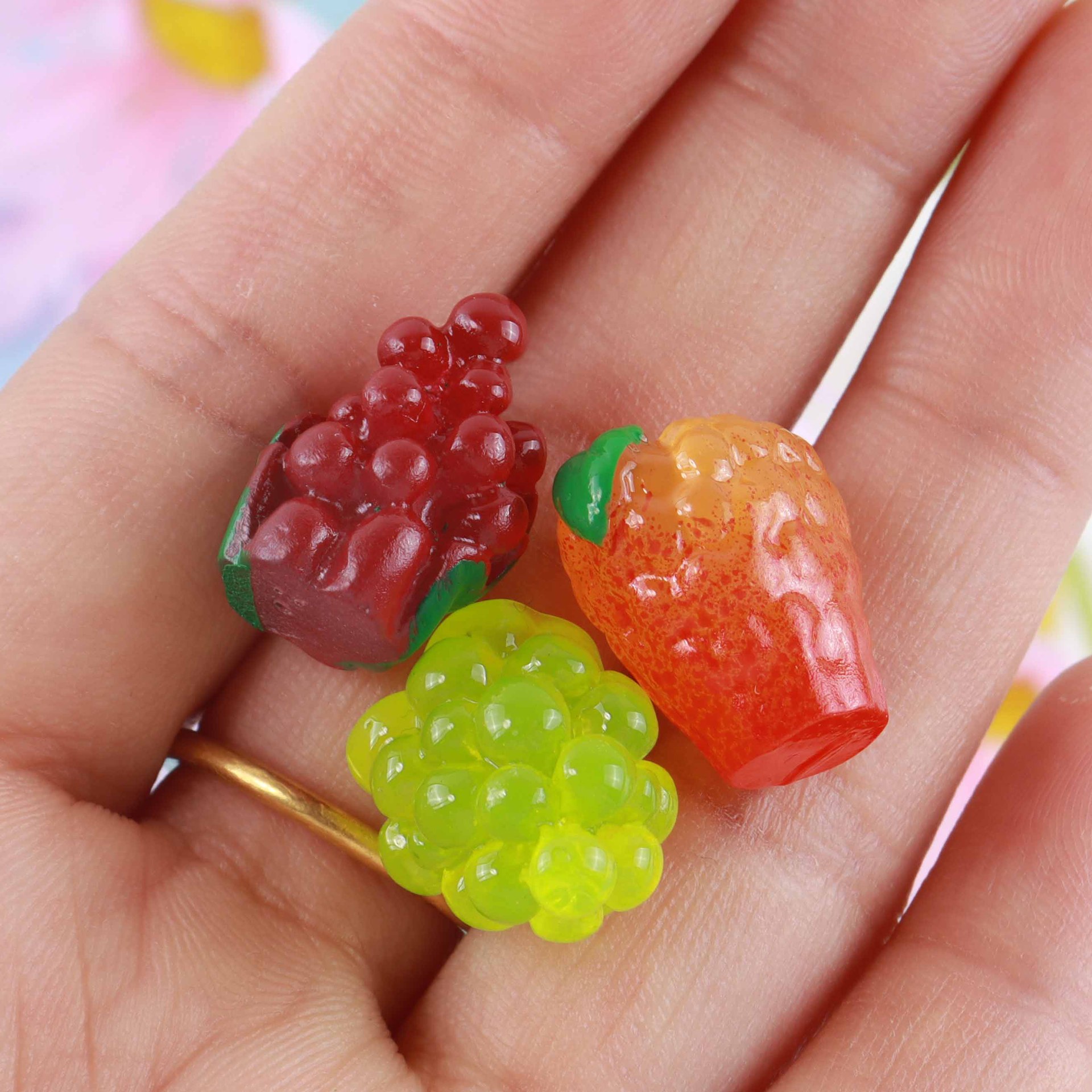 10pcs Diy Mini Resin Orange Fr - Christmas Craft Embellishment avaliação e preço