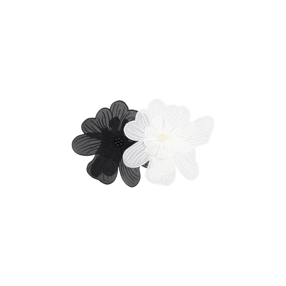 3D Embroidered Flower Applique - Applique Patch Flower avaliação e preço