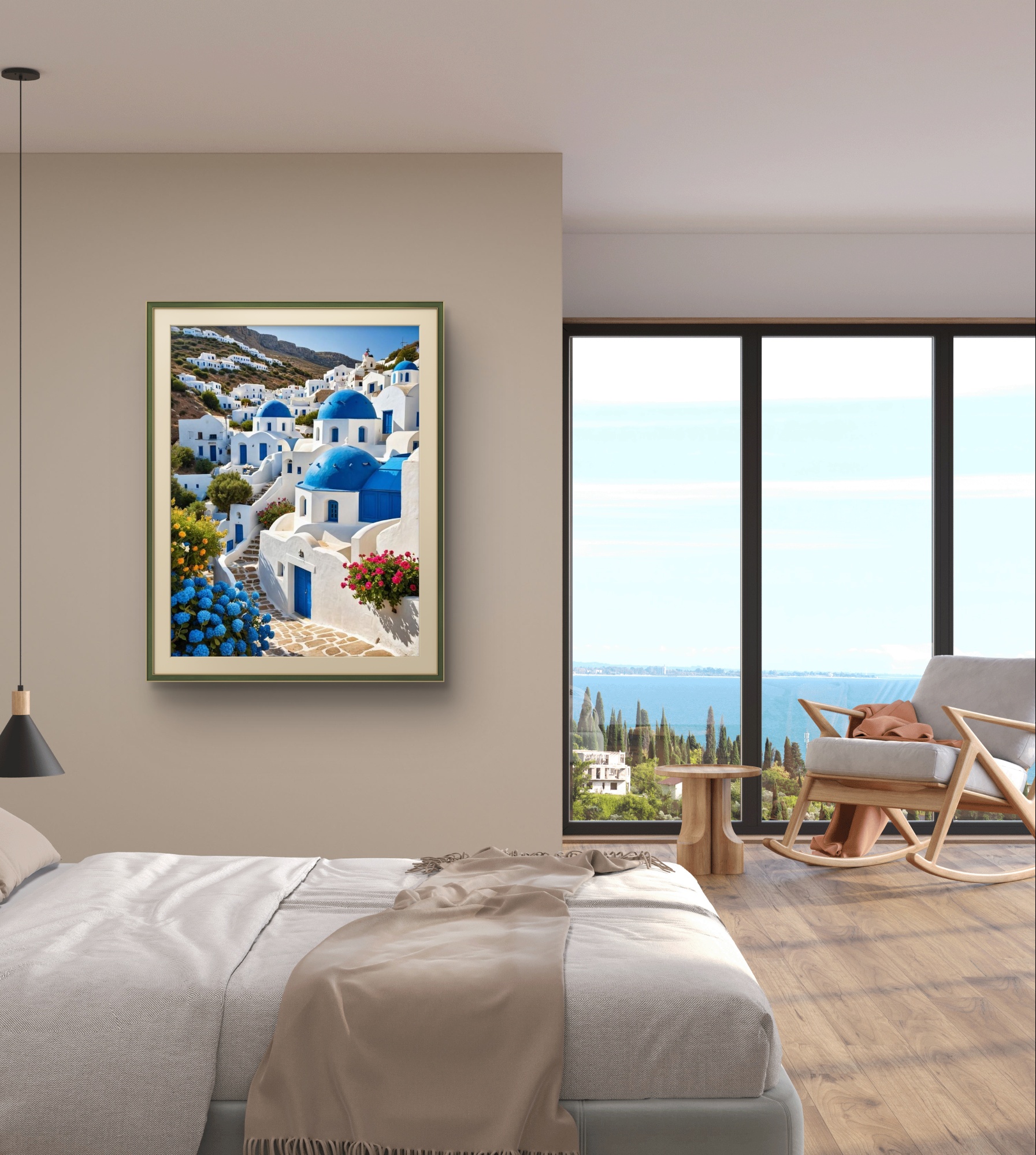 1pc frameless Aegean Sea Blue  - Embroidery Embellishments avaliação e preço