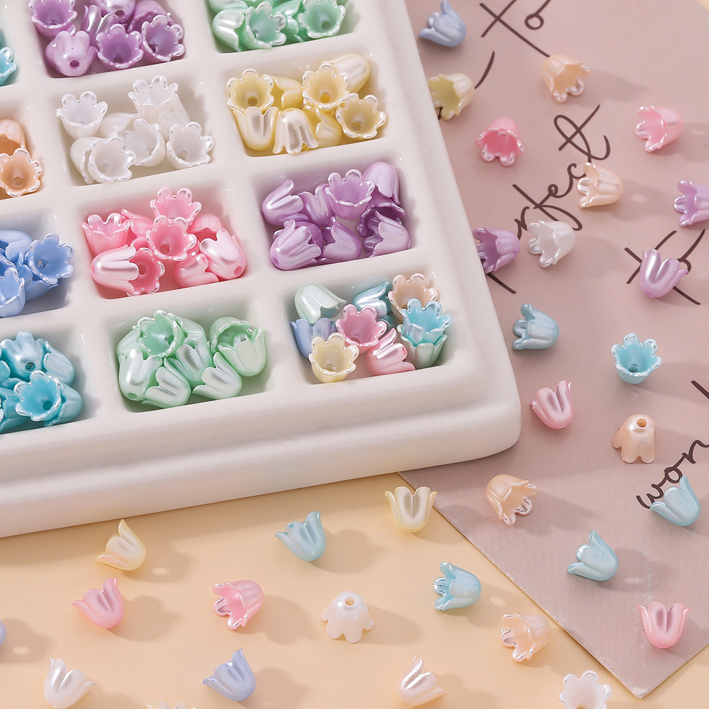 50pcs ABS Artificial Pearls Ch - Embellishment Crafts avaliação e preço