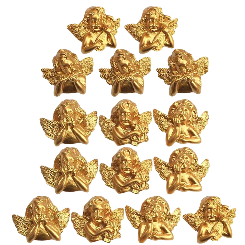 15pcs Resin Angel Accessories  - Craft Embellishments avaliação e preço