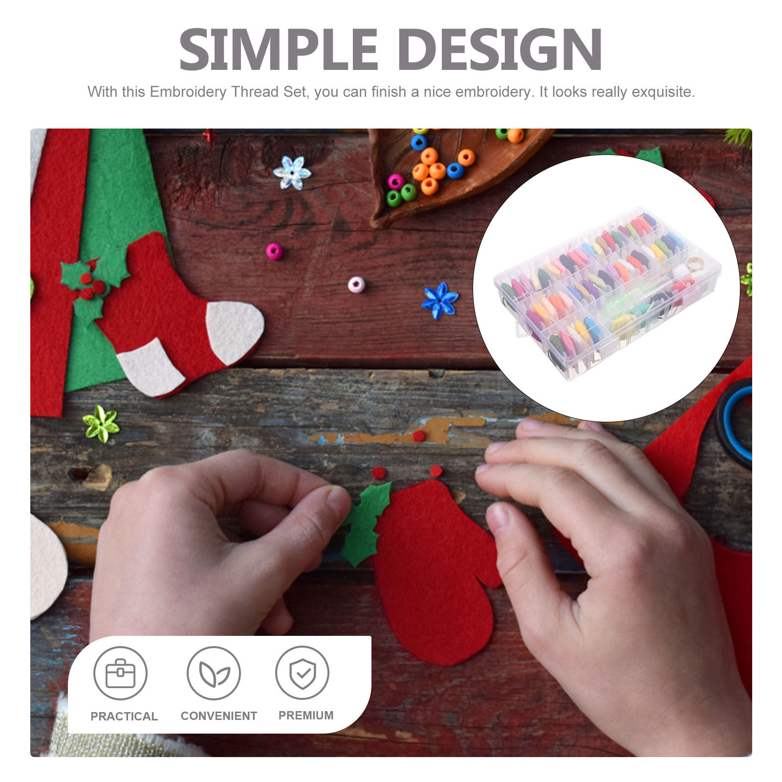 Embroidery Kit Beginner DIY Cr - Embroidery Craft avaliação e preço