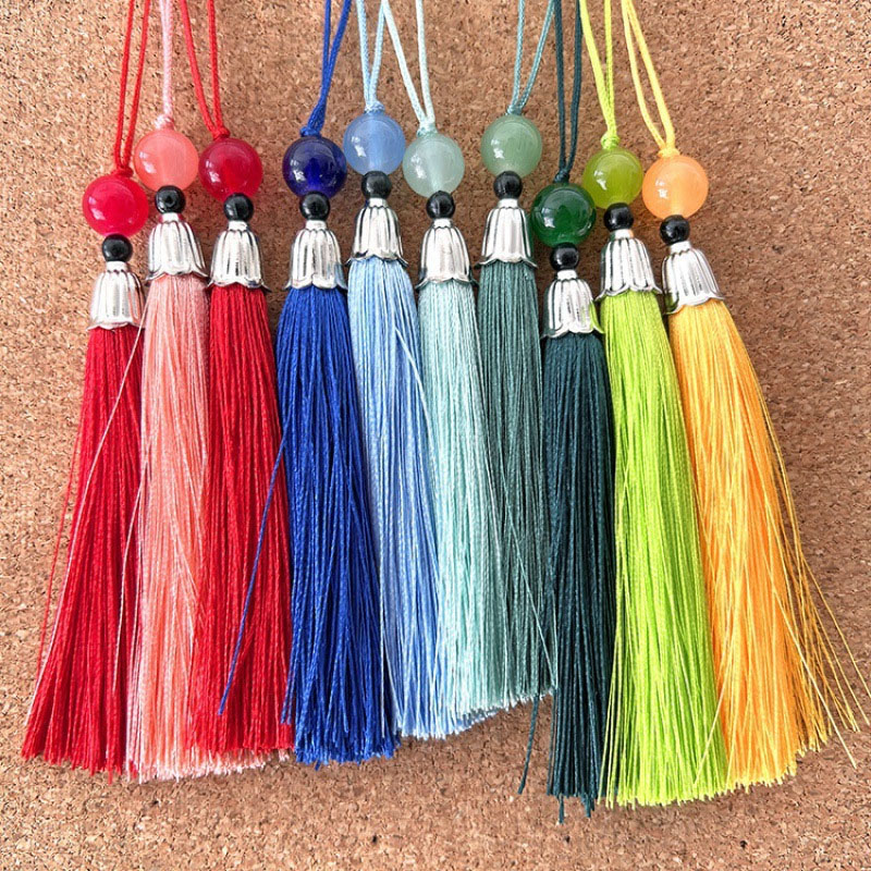 5/10/20Pcs Handmade Silky Soft - Beaded Trim Fringe avaliação e preço