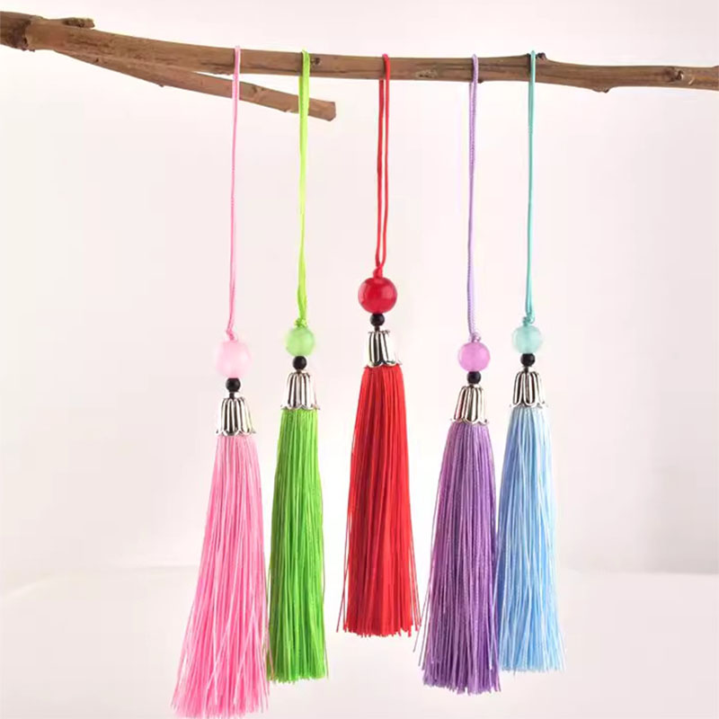 5/10/20Pcs Handmade Silky Soft - Beaded Trim Fringe avaliação e preço