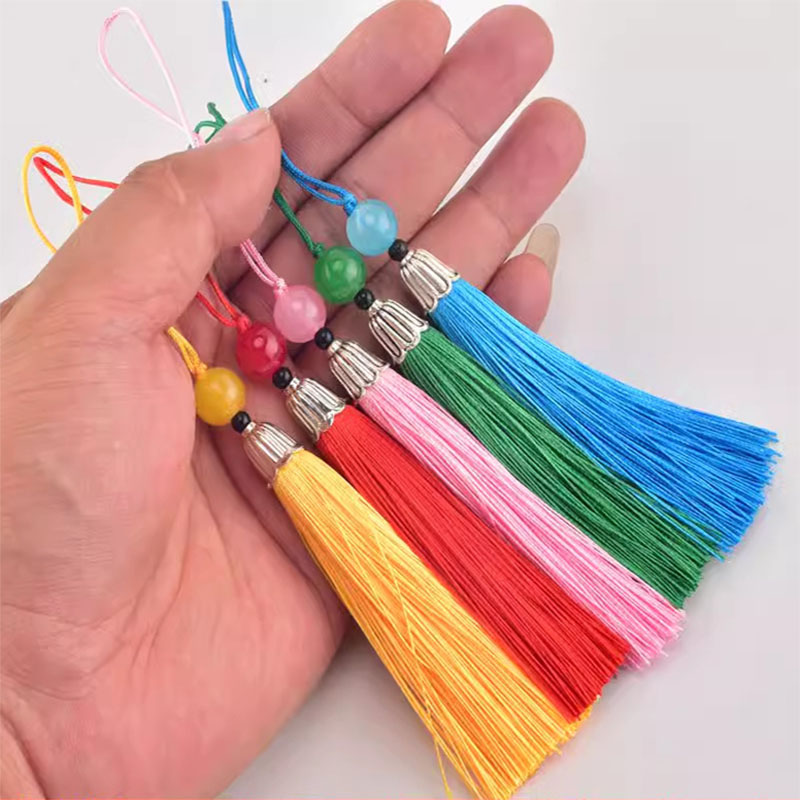 5/10/20Pcs Handmade Silky Soft - Beaded Trim Fringe avaliação e preço