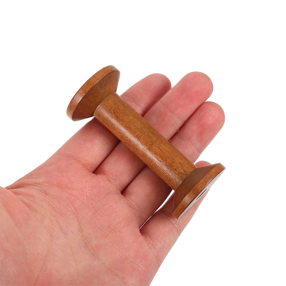 7Pcs Wooden Spindles for Sewin - Embroidery Craft avaliação e preço