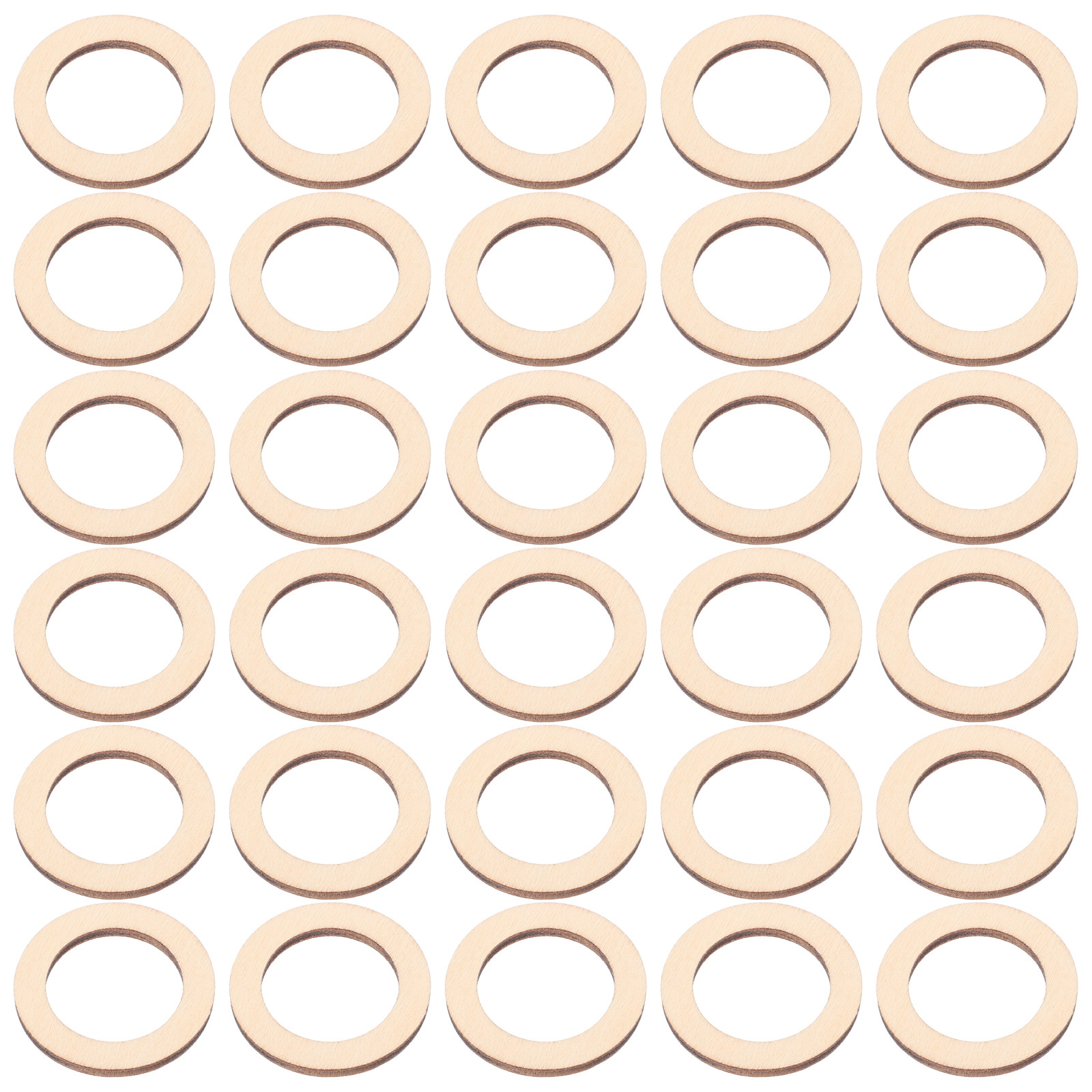 100Pcs Round Wooden Embellishm - Christmas Craft Embellishment avaliação e preço