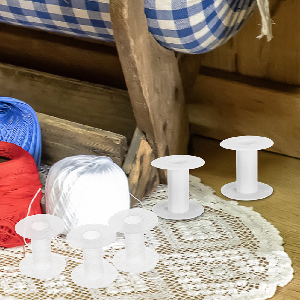 5Pcs Plastic Wire Spools Sturd - Embroidery Craft avaliação e preço