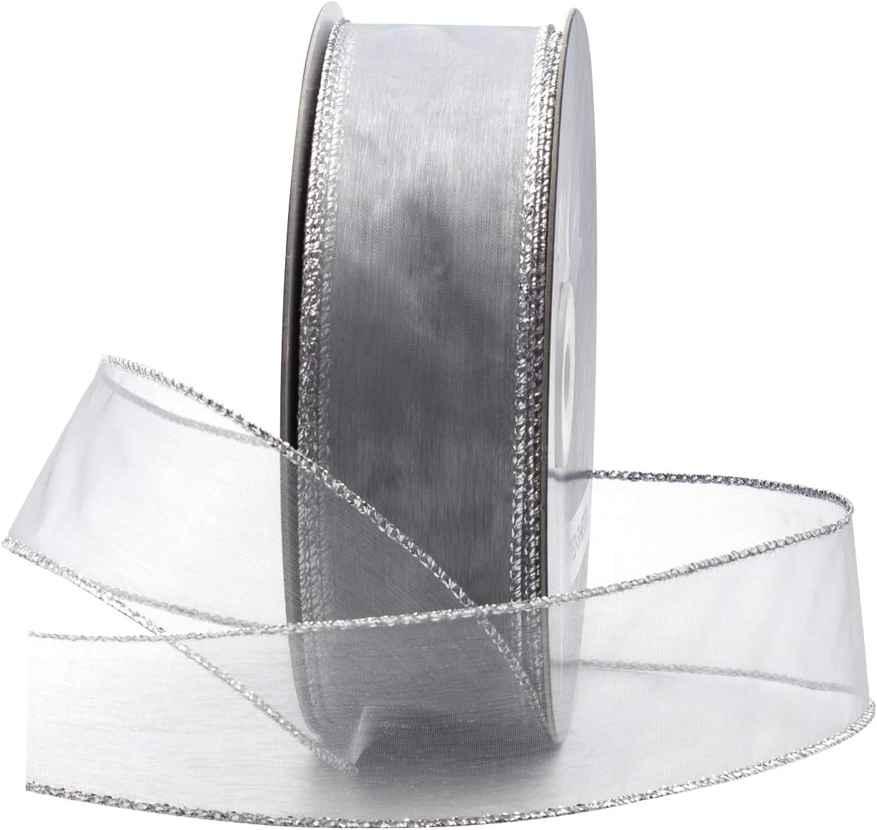 Organza Wired Sheer Ribbon for - Organza Ribbon Spool avaliação e preço
