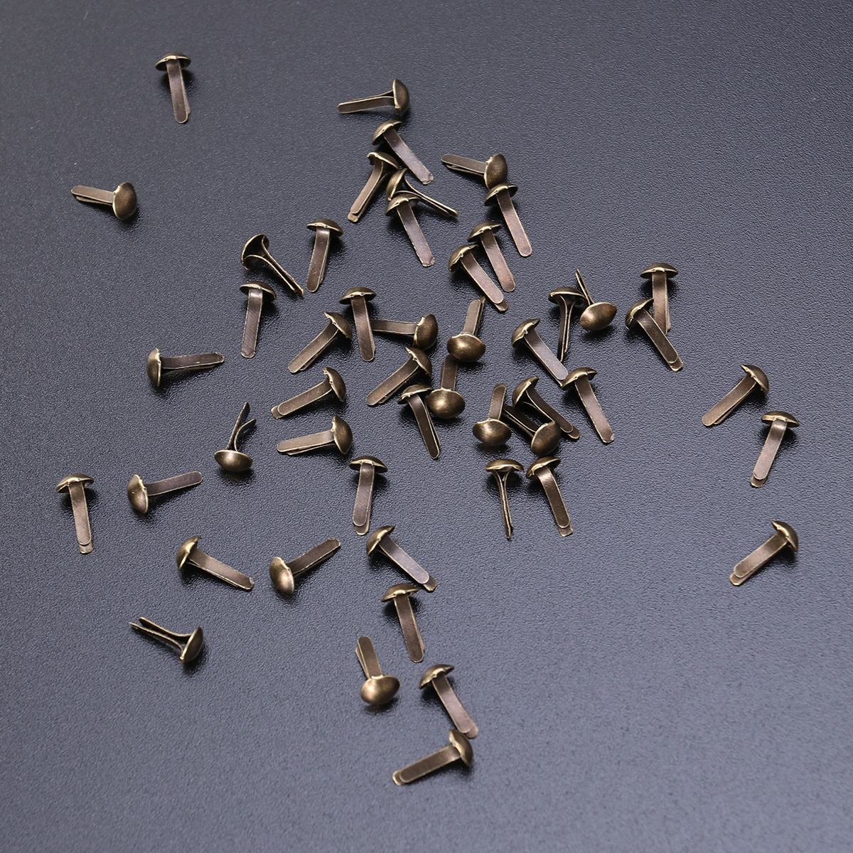 100 Pcs Electroplating Two-leg - Embellishments For Scrapbooking avaliação e preço