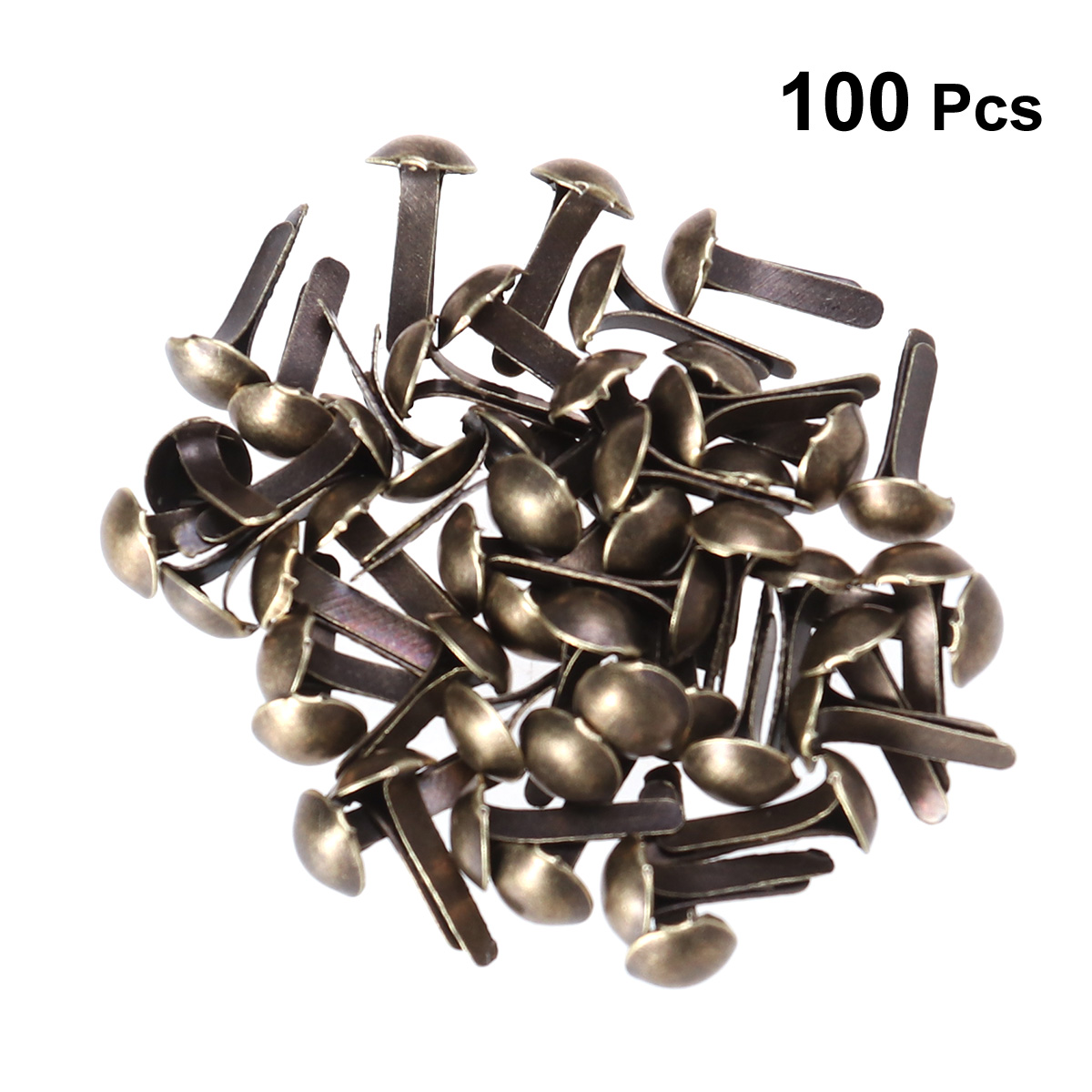 100 Pcs Electroplating Two-leg - Embellishments For Scrapbooking avaliação e preço