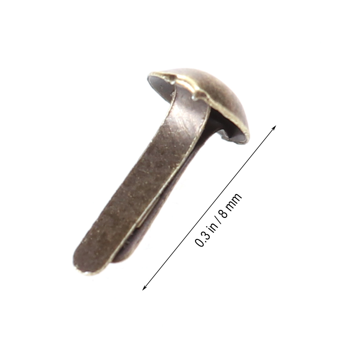 100 Pcs Electroplating Two-leg - Embellishments For Scrapbooking avaliação e preço