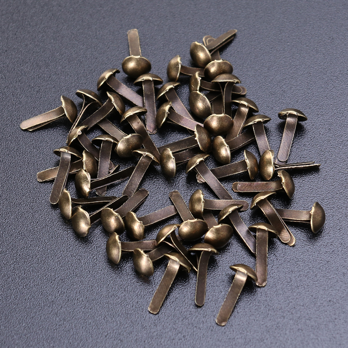 100 Pcs Electroplating Two-leg - Embellishments For Scrapbooking avaliação e preço