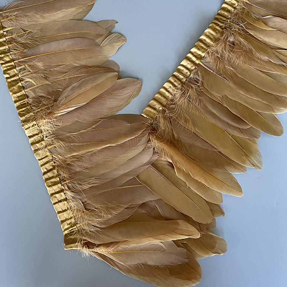 15-20cm Natural Goose Feather  - Feather Trim Marabou avaliação e preço