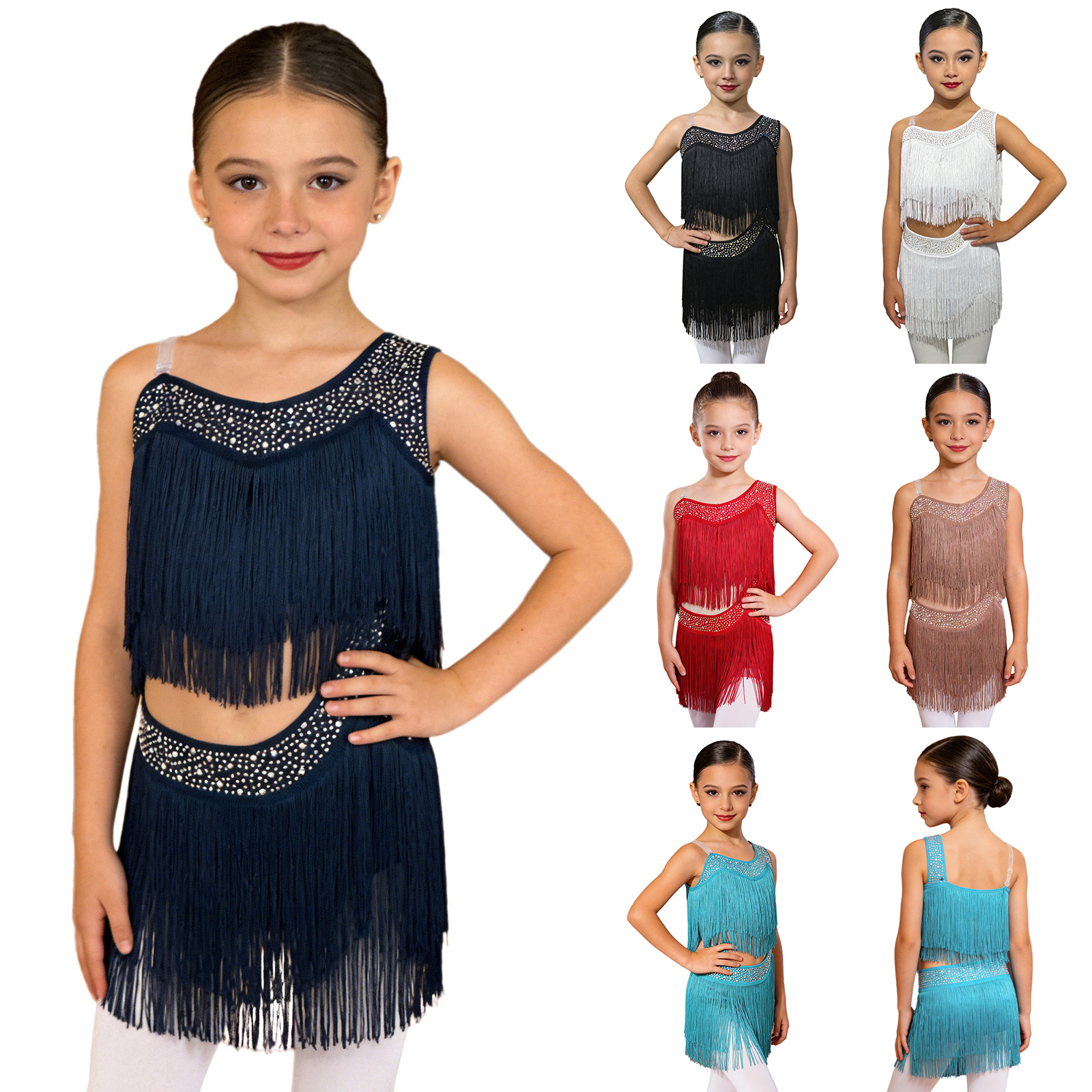 Sequin Ballet Leotard Performa - Rhinestone Banding Trim avaliação e preço