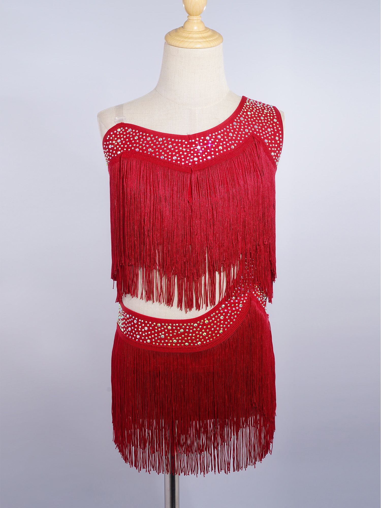 Sequin Ballet Leotard Performa - Rhinestone Banding Trim avaliação e preço