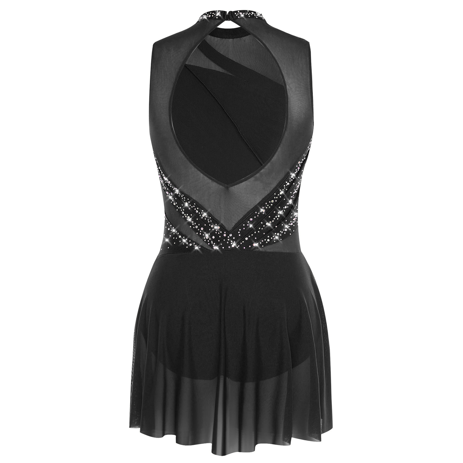 Rhinestone Women Backless Irre - Rhinestone Banding Trim avaliação e preço
