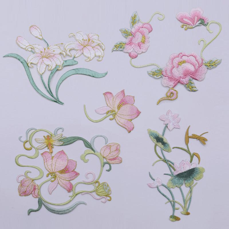 1Pcs DIY Clothes Crafts Embroi - Applique Patch Flower avaliação e preço