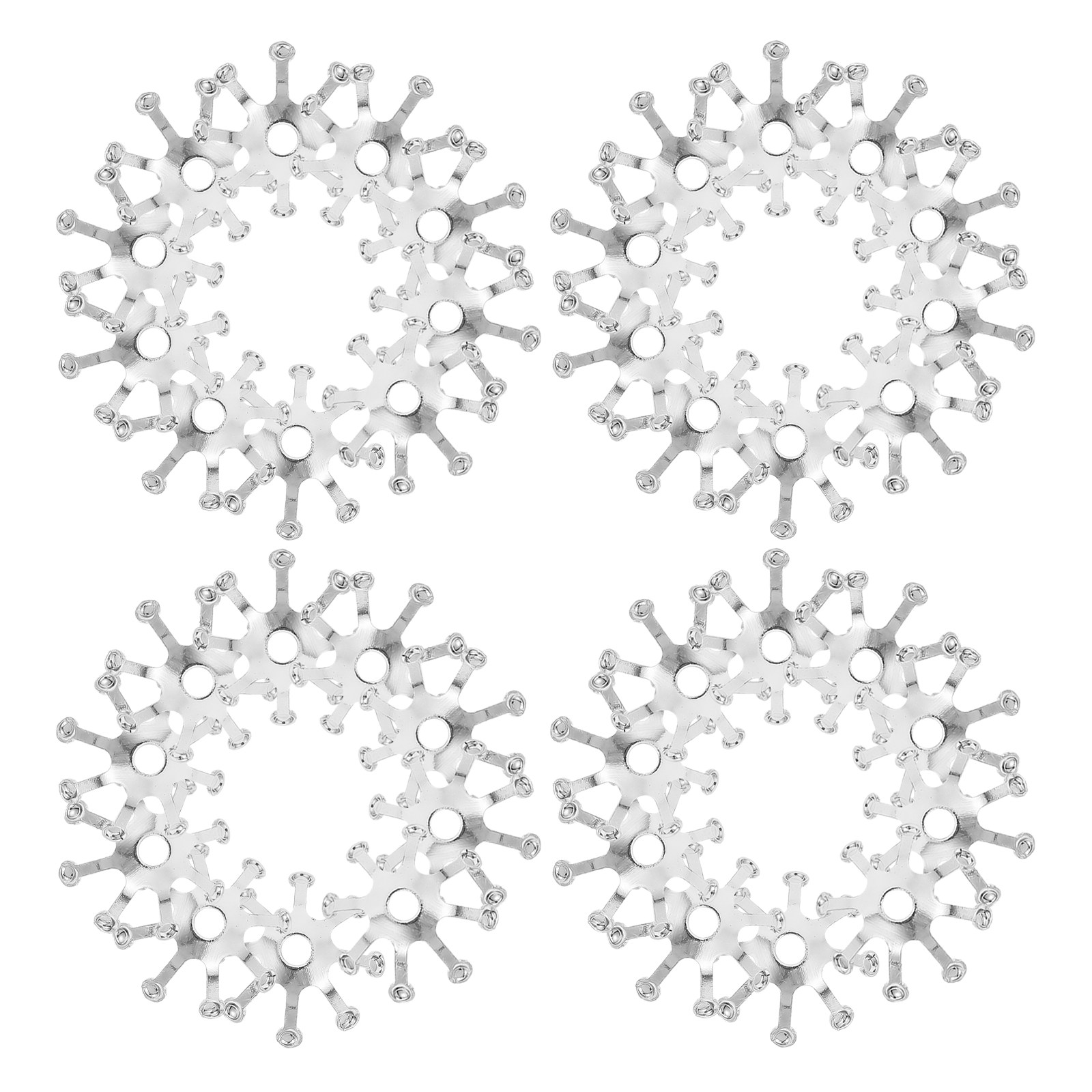 50Pcs Chic Flower Bud Shaped C - Craft Embellishments avaliação e preço