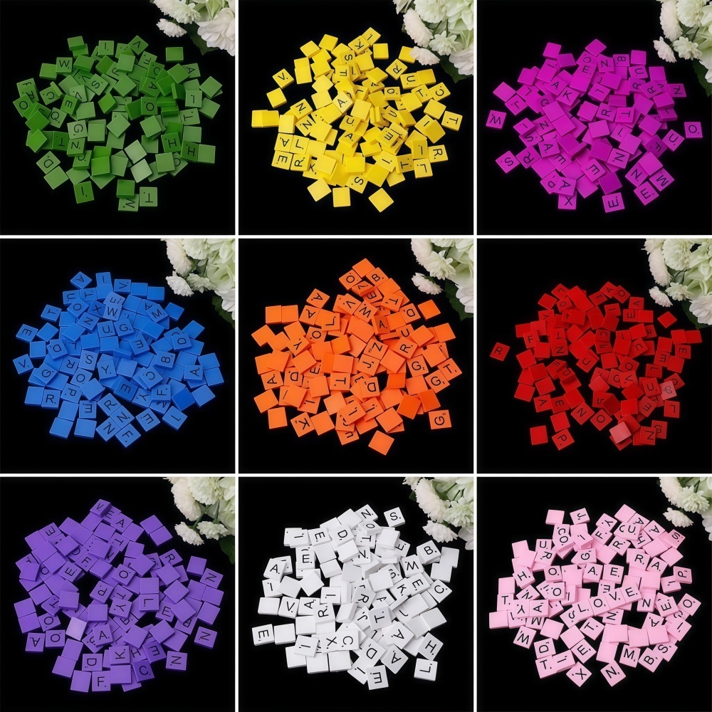 100PCS  Wooden Letter Cubes fo - Embellish Craft avaliação e preço