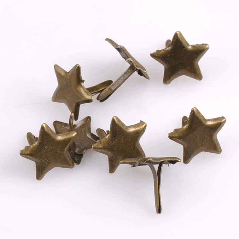 50PCs Mixed Pastel Star Brad S - Embellishments For Scrapbooking avaliação e preço