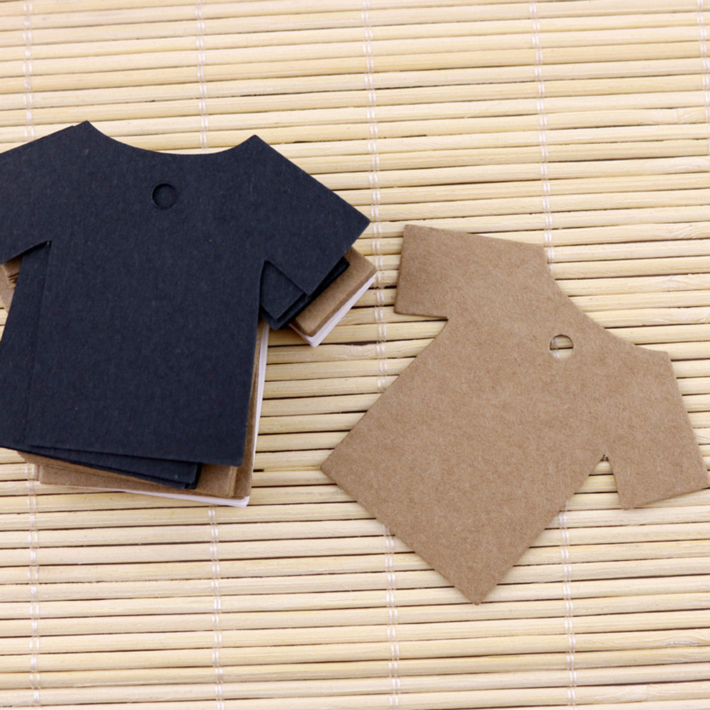 100Pcs Blank Kraft Paper Tags  - Craft Embellishments avaliação e preço